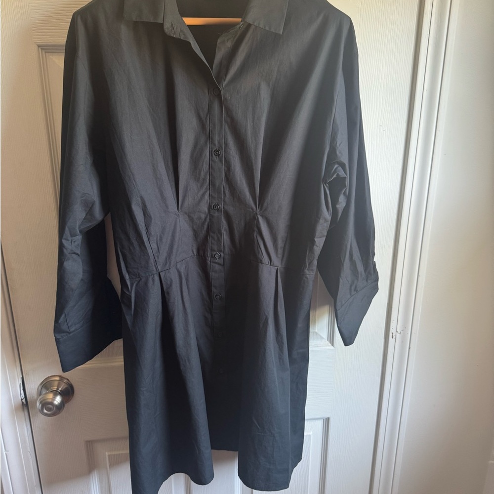 Abercrombie & Fitch Charcoal Button-Up Shirt
